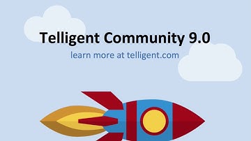 Telligent Community 9.0: Create Your Customer Community Platform