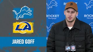Jared Goff postgame media availability | 2023 Wild Card Round: Lions vs. Rams