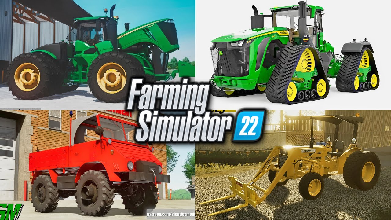 JD 9R & New 9RX, MB Unimog, & MF Utility Tractors! | Farming
