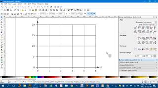Grid with tick marks