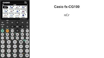 nCr | Casio fx-CG100