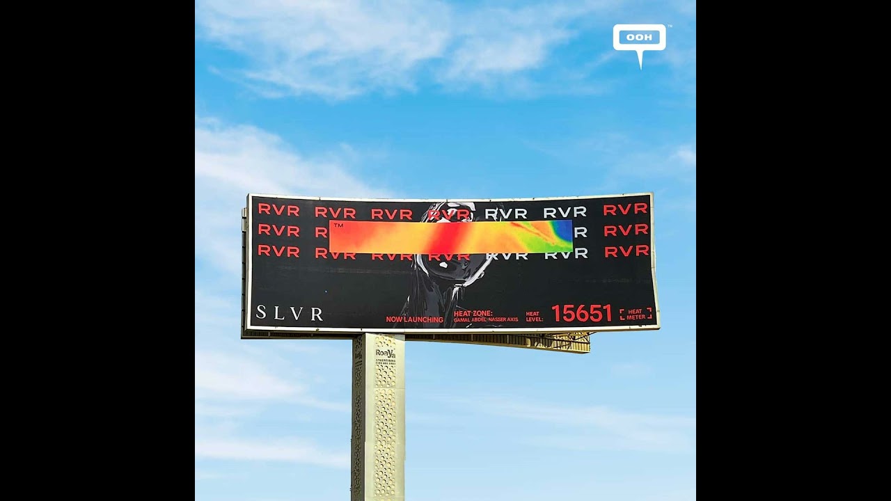SLVR's Heat Zone is at their Newest Commercial Project, RVR, on Cairo's OOH Scene