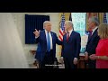 "Jonas Gahr Støre is here, who is the Prime Minister of Norway... - President Donald J. Trump 🇺🇸🇳🇴