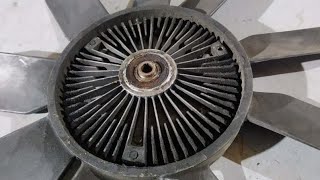 Как легко открутить или снять вискомуфту на двигателе OM603 W140.