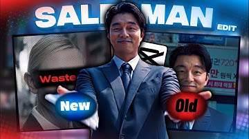Squid Game Edit | Salesman [Gong Yoo] Edit Tutorial On Capcut