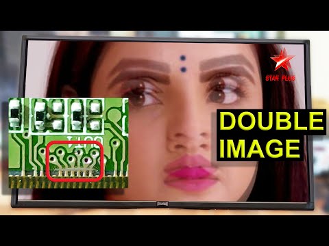 Double Image or Flickering Picture Problem - 32 Inch Smart LED TV | HV320WHB-N55 BEO Panel Repair