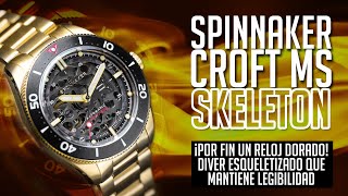 SPINNAKER CROFT SKELETON: ¿El Reloj Esqueleto Más Legible en el Mercado? - De Buceo y Dorado