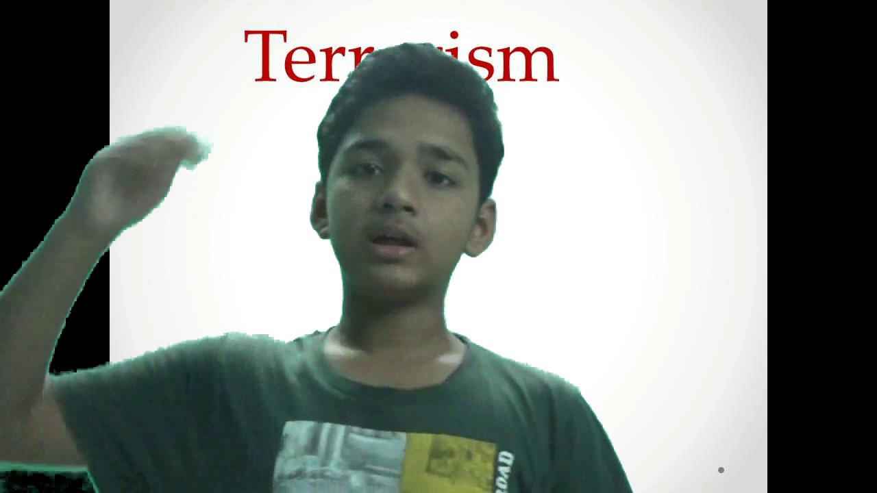 Essay on terrorism in english