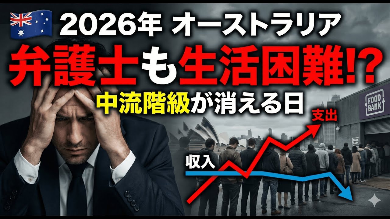 【衝撃の事実】年収1000万は貧困？2026年オーストラリアの残酷な現実