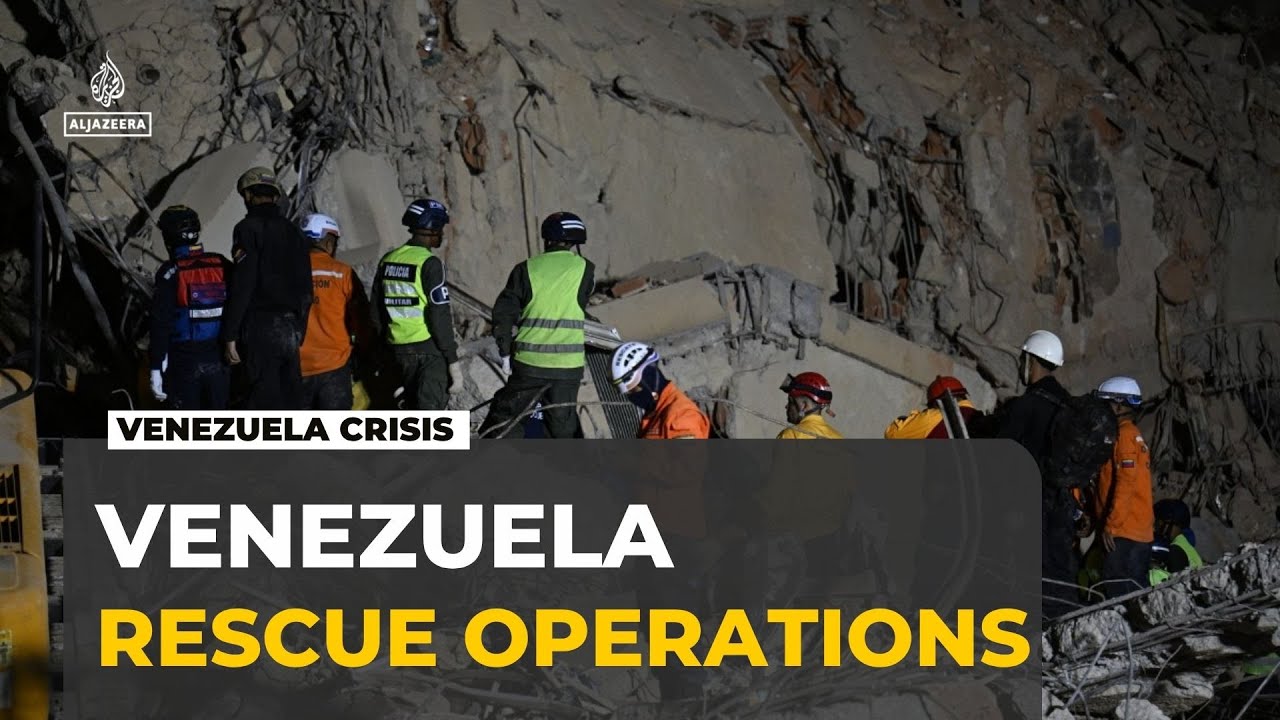 Venezuela earthquake: Rescue teams race to find survivors