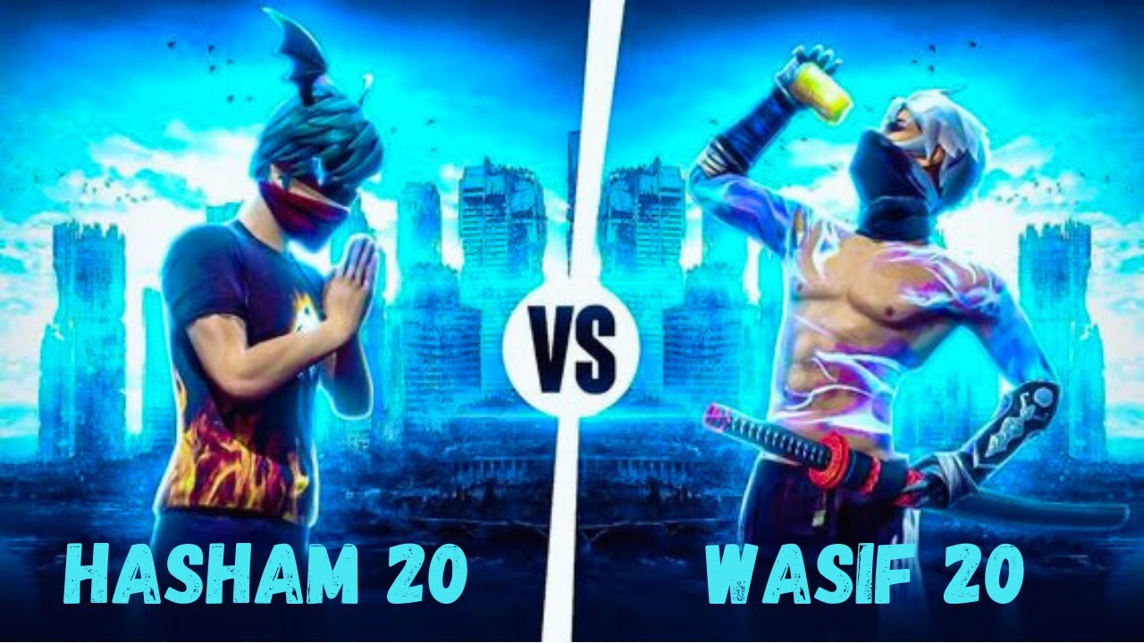 [ HASHAM 20 VS WASIF 20 ] #viral #wasifgaming #freefire - YouTube