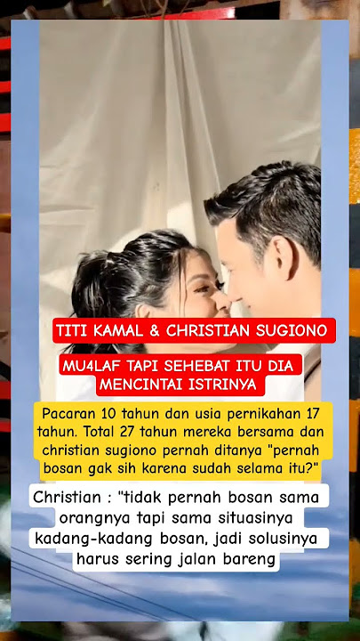 Christian sugiono & Titi kamal 27 tahun bersama!!! #artist #trending #viral #titikamal  #shorts