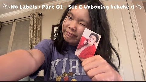 Yeonjun | No Labels : Part 01 - Set C Unboxing!!💗✨