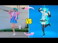NEW FORTNITE DANCES in REAL LIFE! (Miku Live, Hatsune Miku, Miku Miku Beam)