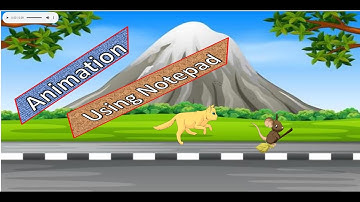 How To Create a Simple Animation Movie Using HTML in Notepad|Animation In HTML| Html Animation