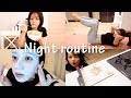 【ナイトルーティン】長月翠 休日の夜見せちゃいます🌙 夕飯支度 → 筋トレ → 夕食 → 勉強 → お風呂 → パック → マッサージ → 就寝💤