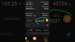 Bitcoin mining app Without investment || 0.005 BTC per week 🤑🤑 screenshot 2