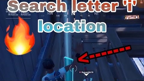 🔥Search HIDDEN ‘I’ found in the hide and seek loading screen LOCATION 🔥