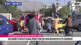 [LATEST] G20 Leaders To Work With Taliban To Curb Humanitarian Crisis In Afghanistan