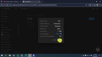 How To Print Notion Database