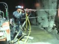 Jackleg drillin in underground mining