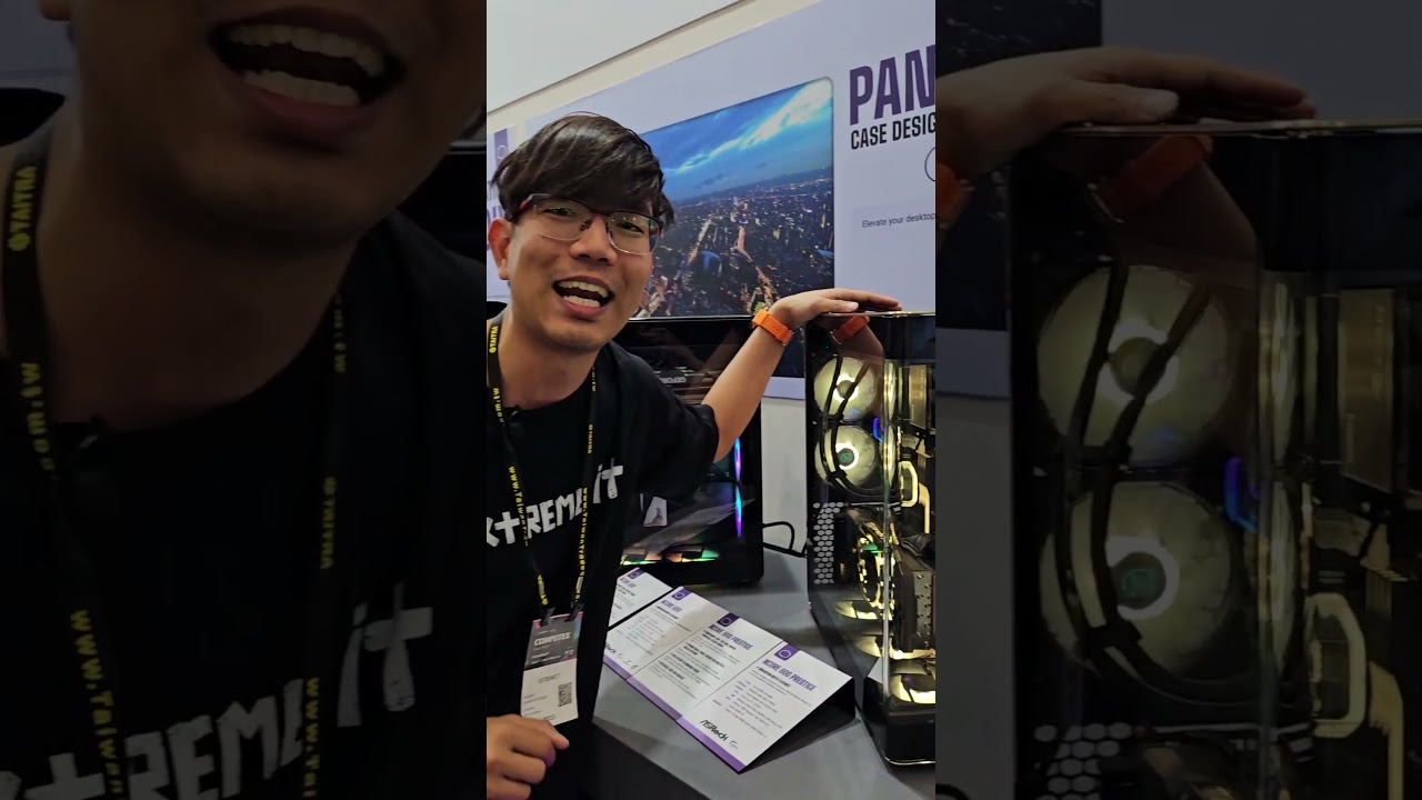 เคสตู้ปลาจาก Cooler Master รองรับ 24pin จากด้านหลัง #computex2024  #extremeit #coolermaster