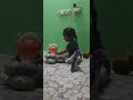 self playing my baby girl 👶 playing alone and enjoying