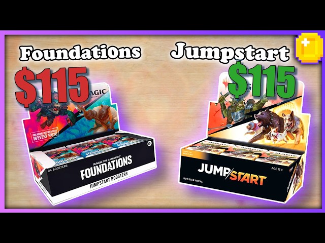 jumpstart booster box worth it Magic: The Gathering Foundations 2025 Boosters : Toys & Games there are hundreds of possible combos magic jumpstart booster box Is
