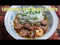 Red beans and rice with the original andouille sausage from louisiana