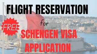 How to Book FREE Flight Reservation for Visa Applications |Two Airline Options