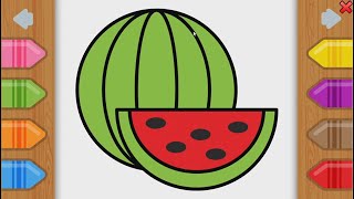 Игра Фруктовая раскраска screenshot 1