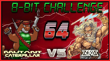 8-BIT CHALLENGE #64: TARGET RENEGADE + ? (MUTANT CATERPILLAR vs ZEUSDAZ)