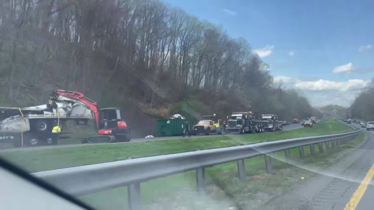 Tractor-trailer engulfed in flames in Frederick County, major delays on ...