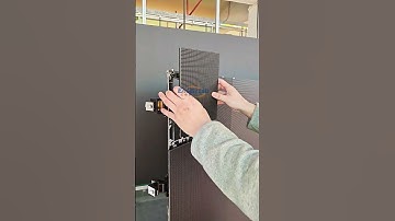 You can maintain this LED screen from the front or the back. #eagerled #ledwall #leddisplay