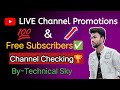 Live YouTube Channel Promotion | 1000 SUBSCRIBERS 2मिनट में #live @TechySandeep2