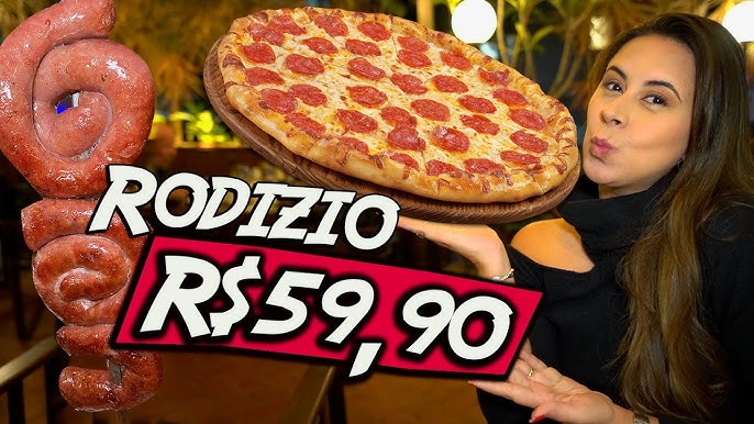 RODÍZIO DE PIZZA COM VÁRIAS ENTRADINHAS SÓ $49,90 😱 🍕 (De Terça e Q