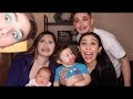 5 MINUTE MAKEUP CHALLENGE FT. THE PENA FAMILY **HILARIOUS!! | Christian and Raylene