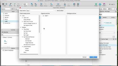 Axure Tutorial - create login and contact us forms using dynamic panel