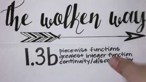 1.3b piecewise function, greatest integer function, and continuity