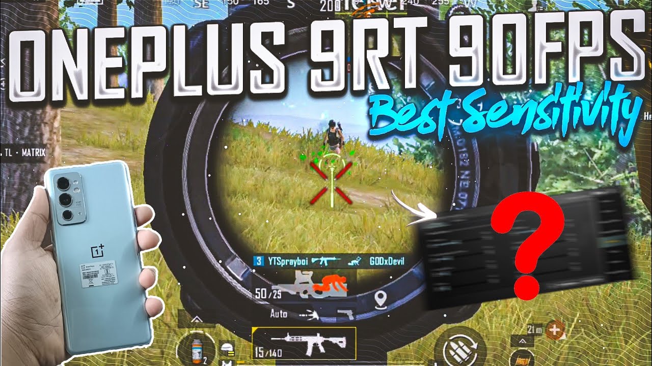 ONEPLUS 9RT 90FPS🔥BGMI SENSITIVITY SETTINGS CODE • BGMI CONTROL CODE • ONEPLUS 9RT BGMI TEST 2024