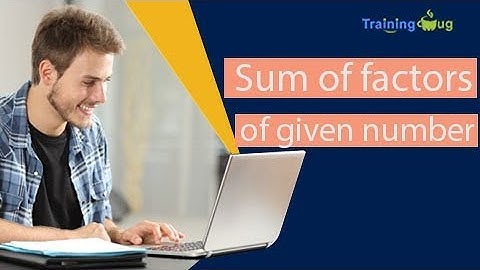 Java Code For Sum Of Factors Of a Given Number