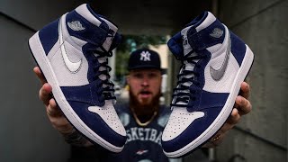 HOW GOOD ARE THE JORDAN 1 MIDNIGHT NAVY SNEAKERS?! (Early In Hand Review)
