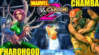 MvC2 Mvci Umvc3 CHAMBA vs PHAROHGOD pt 2