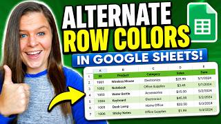 How to Alternate Row Colors in Google Sheets