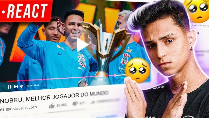 Free Fire: Nobru comenta MVP e título do Corinthians no Mundial