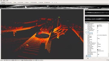 ROS rviz lidar data