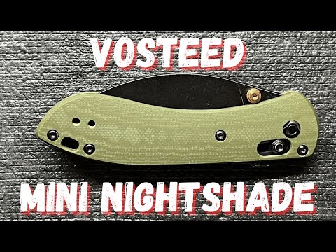 If You Havent Handled A Vosteed Mini Nightshade, It's Definitely A Different Feel! Final Review