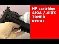 Toner refill HP-410 laser printer cartridge 