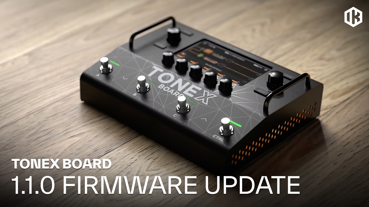 TONEX Board 1.1.0 firmware update - YouTube
