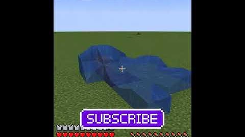 HOW TO MAKE UNLIMITED WATER SOURCE  WITH ONLY ONE WATER BUCKET  #SHORTS #MINECRAFT